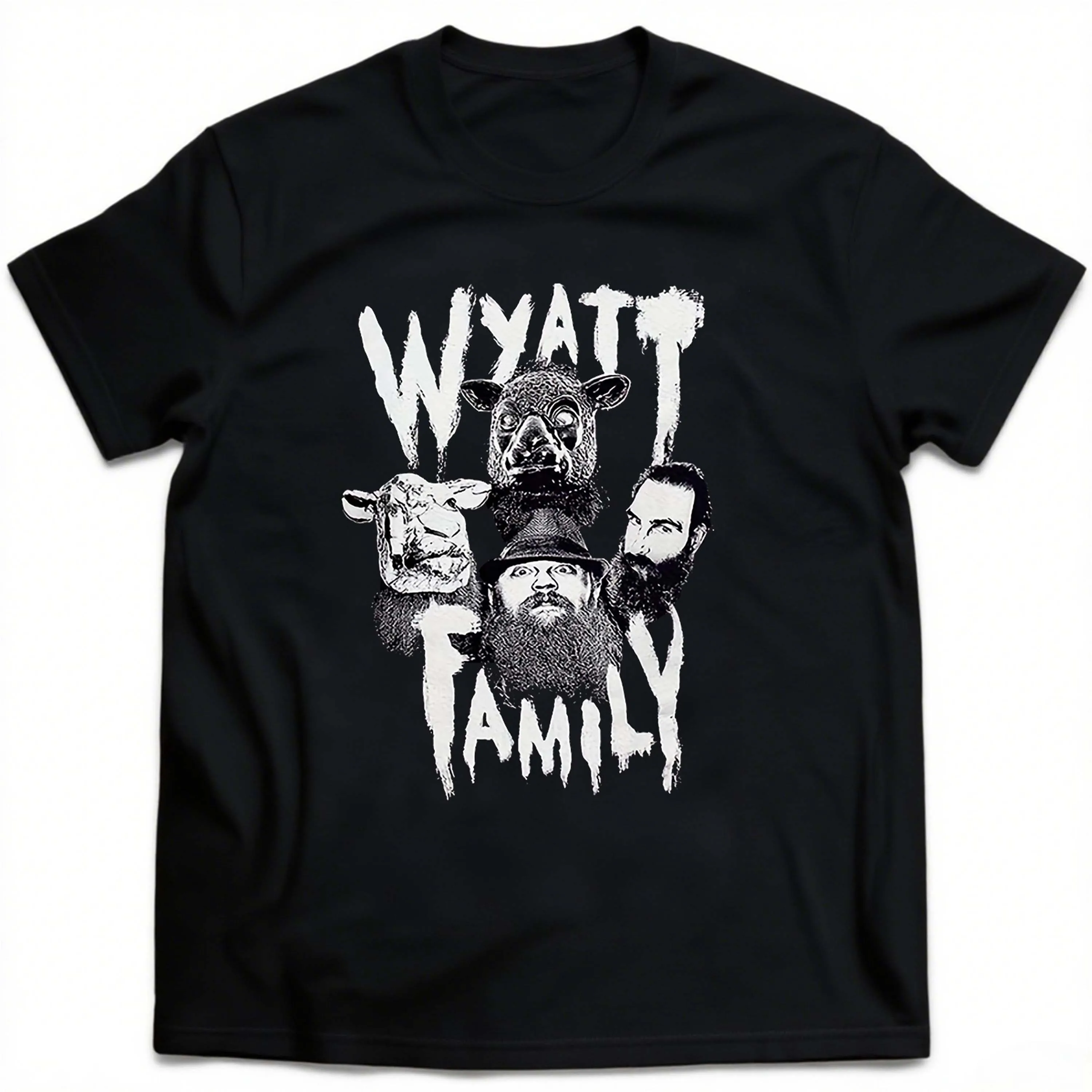 Camiseta masculina plus size, gola redonda de algodão puro preto, adequada para uso ao ar livre na primavera e no verão, casual e confortável