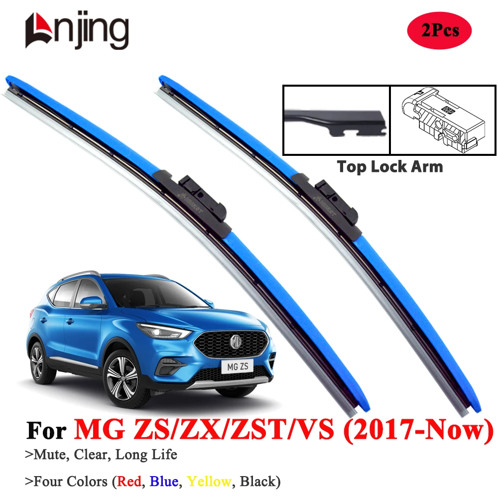 

LNJING Colorful Wiper Blades For MG ZS ZX ZST VS SUV 2017-Now