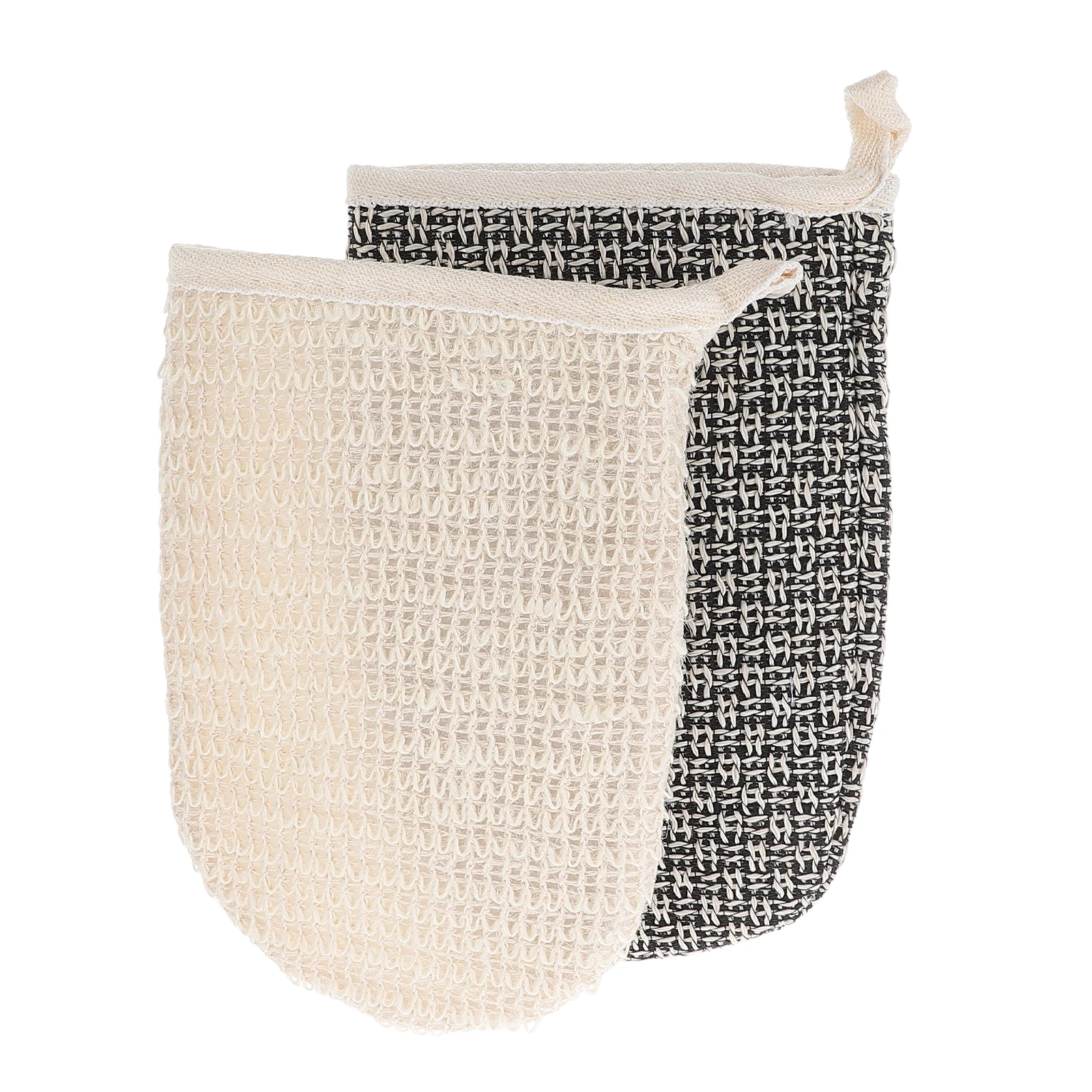 

2 pcs Towel Shower Hand Glove Cleaning Gloves Body Loofah Washcloth Scrub Exfoliator Loofah Mitts Bathing Tools