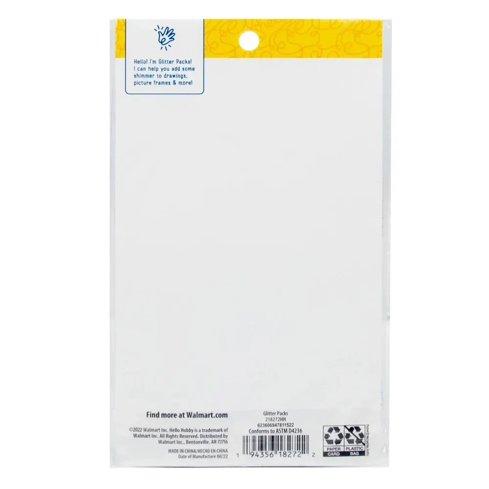 Confezioni glitterate, confezione da 16