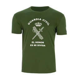 Camiseta Guardia Civil Española EL HONOR ES MI DIVISA  Men T-Shirt Short Sleeve Casual Cotton O-Neck T Shirts