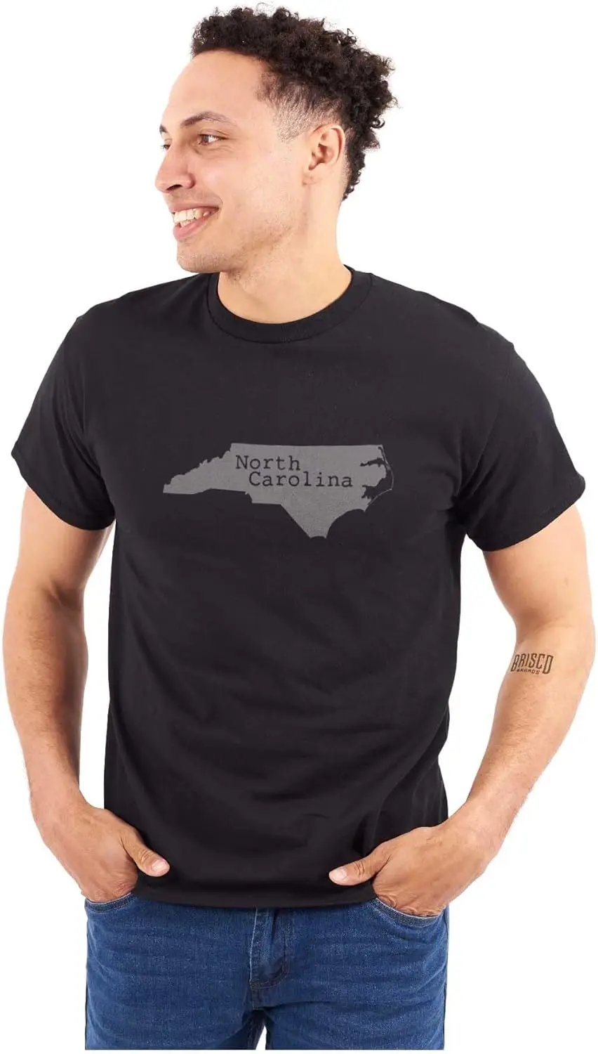 Home State Pride North Carolina Shape Graphic T Shirt Men or Women