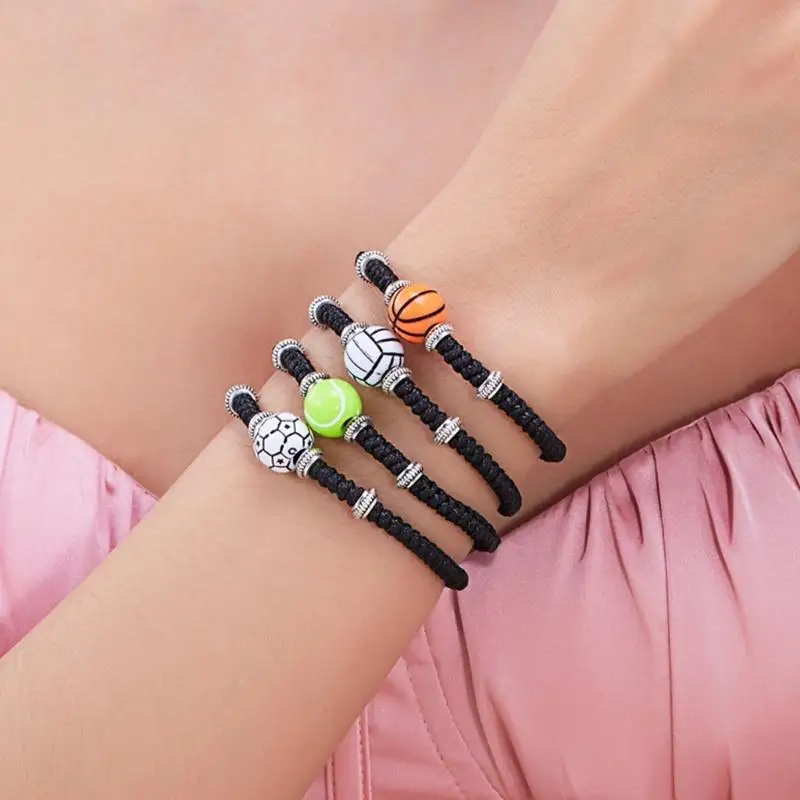 A52E Resilient Adjustable Bracelet with Ball Sports Inspiration Active Lifestyles and Fashionable Accessories