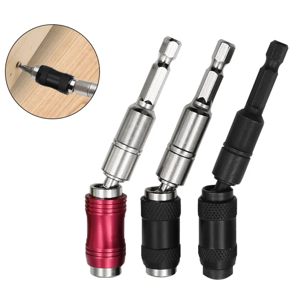 

1/4" Hexagonal Magnetic Ring Extensions Screwdriver Bit Holder Quick Change Drive Guide BitsHand Tool Screwdriver Accessories