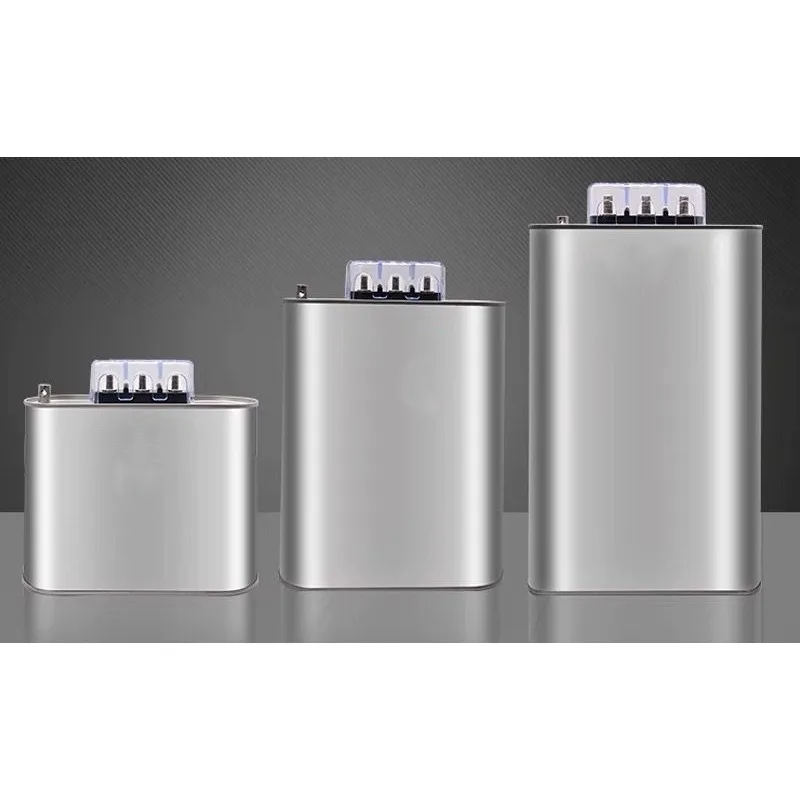 BSMJ0.45-60-3 Three Phase Self-healing Power Capacitor, 400V 450V Reactive Power Compensation Capacitor