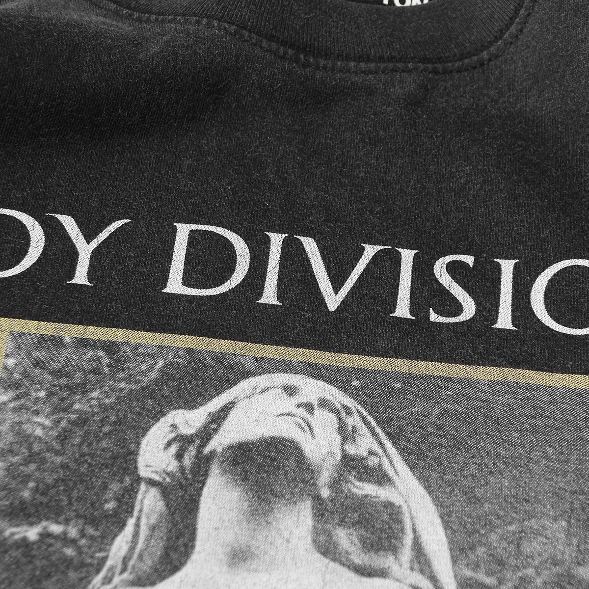 Joy Division ‎T-Shirt In A Lonely Place Post Punk Bauhaus The Birthday Party Washed Men\'s Clothing Short Sleeve Shirt