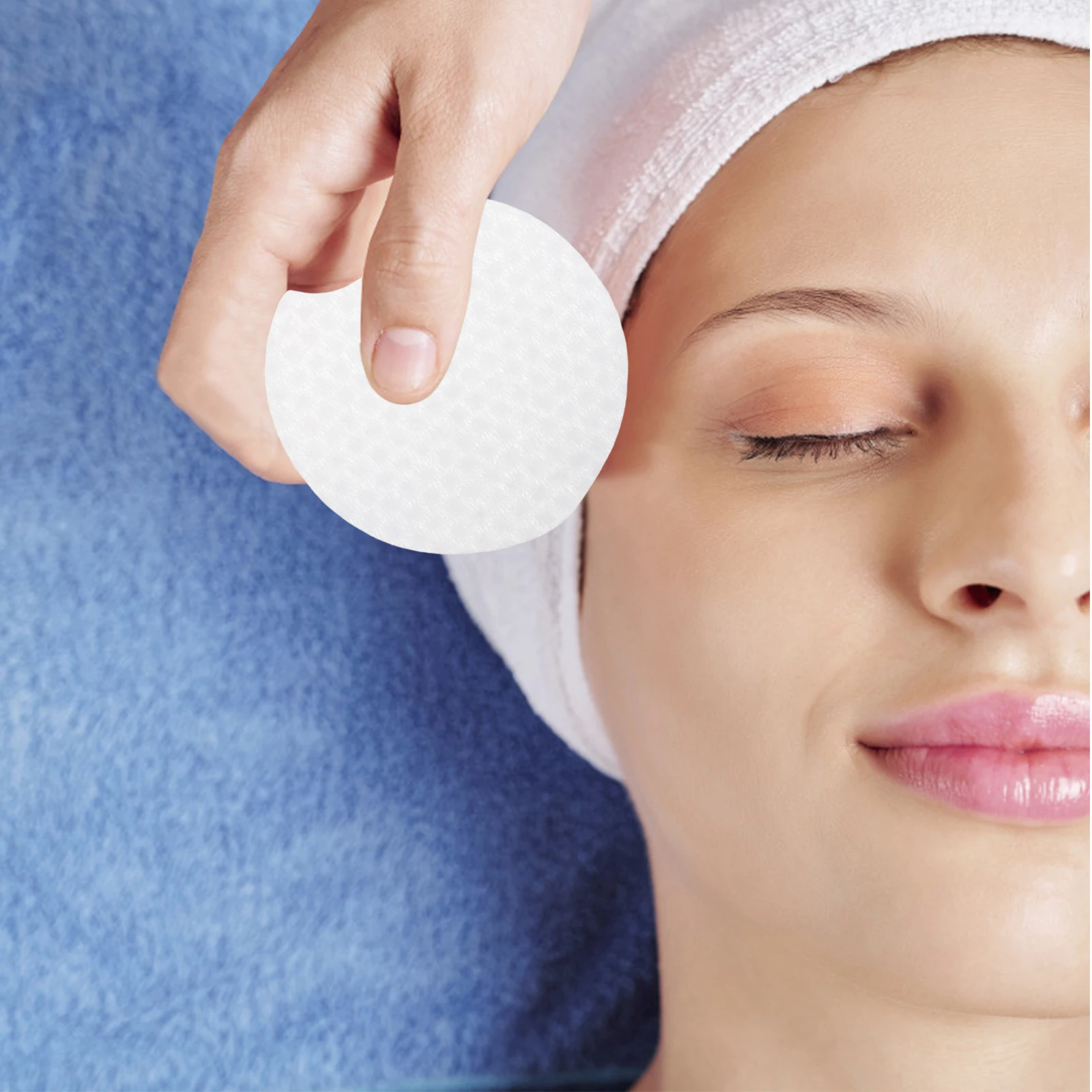 

300pcs Watermelon Acid Face Cleaning Pads Makeup Remover Rounds Exfoliating Nonwoven Pads Deep Cleansing All Skin Types Reusable