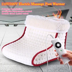 110V 220V Electric Massageer Electric Warm Heated Foot Warmer Washable Heat Warmer  Thermal Foot Warmer 5 Modes Heat Setting