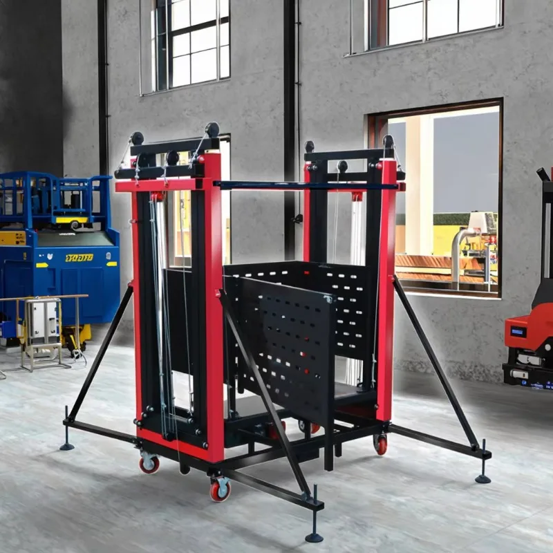 High Quality 2-12m 300-500kg Portable Electric Scaffold Foldable Home Lifting Platform Steel Wire Rope Sling New Condition