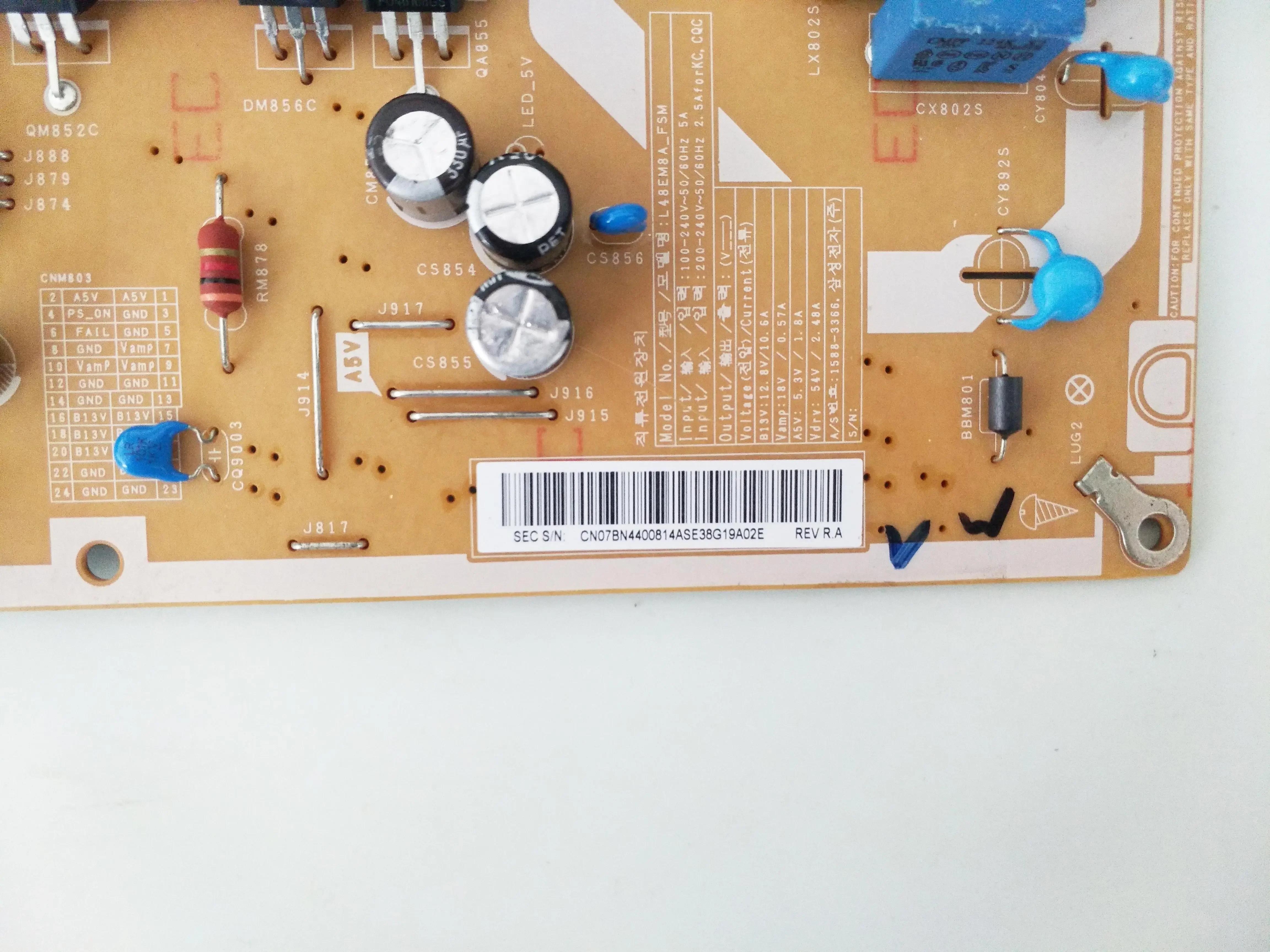 Original Power Supply Board BN44-00814A L48EM8A_FSM PSLF271E07A is for UE48JS90002T UN48JS9000F UE48JS9090Q UE48JS9000T TV parts