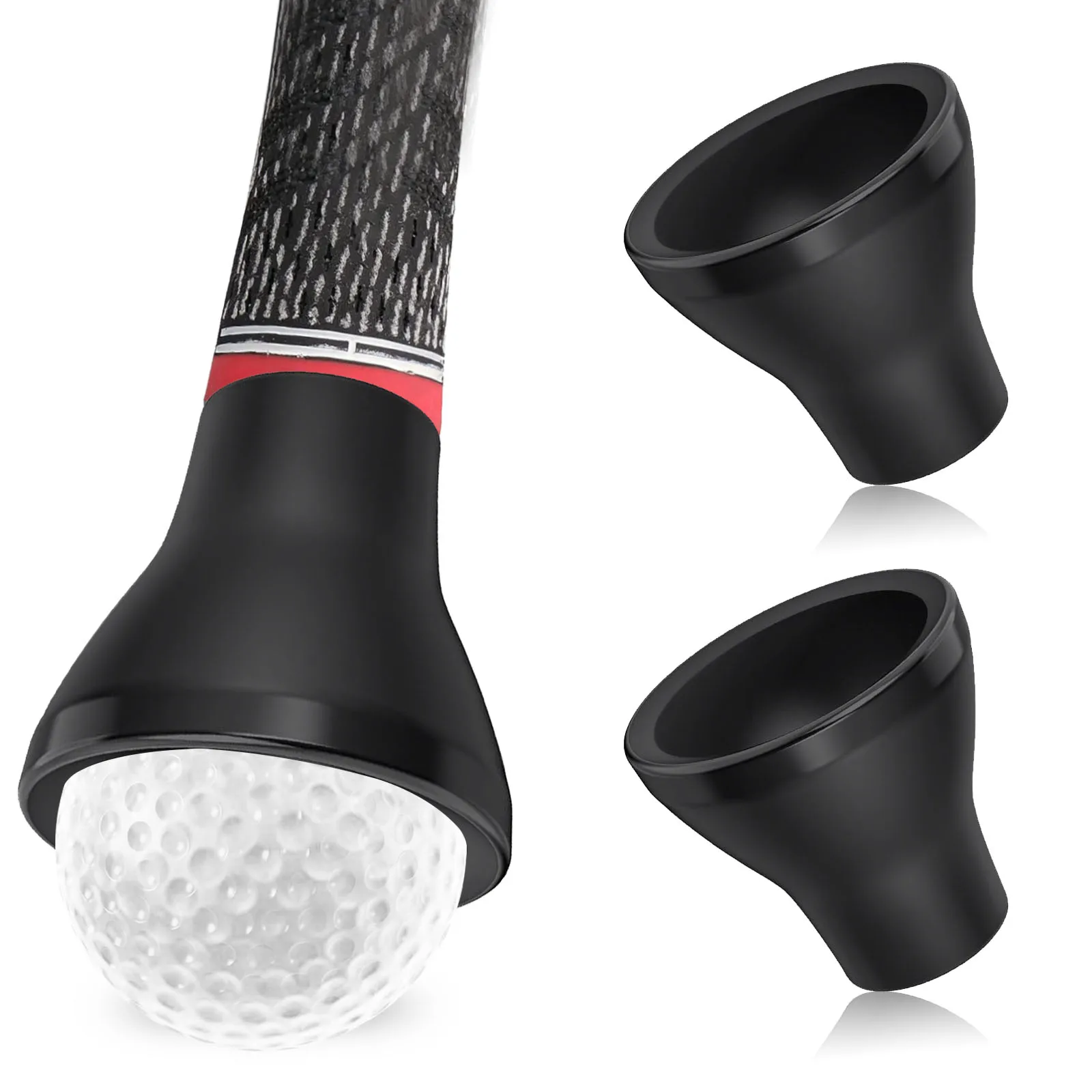 Golfbal Retriever 2 Stuks Snel Installeren Golfbal Picker Bovenste Tool, Duurzame Golfbal Grabber Voor Putter Swing handvat
