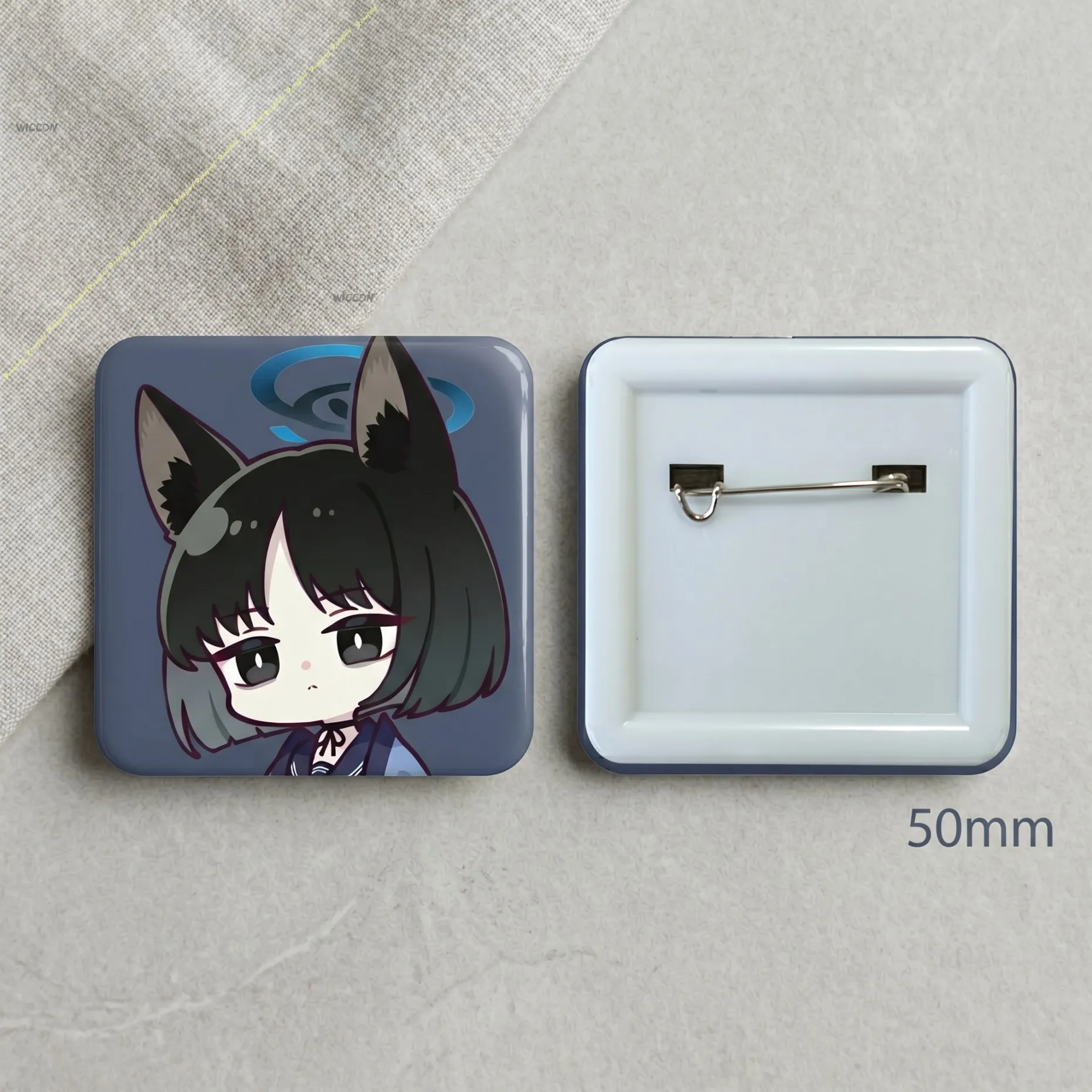 Blue Archive Abydos Countermeasures Committee Anime CanBadge Brooch Blue Archive Abydos High School Task Force Takanashi Hoshino