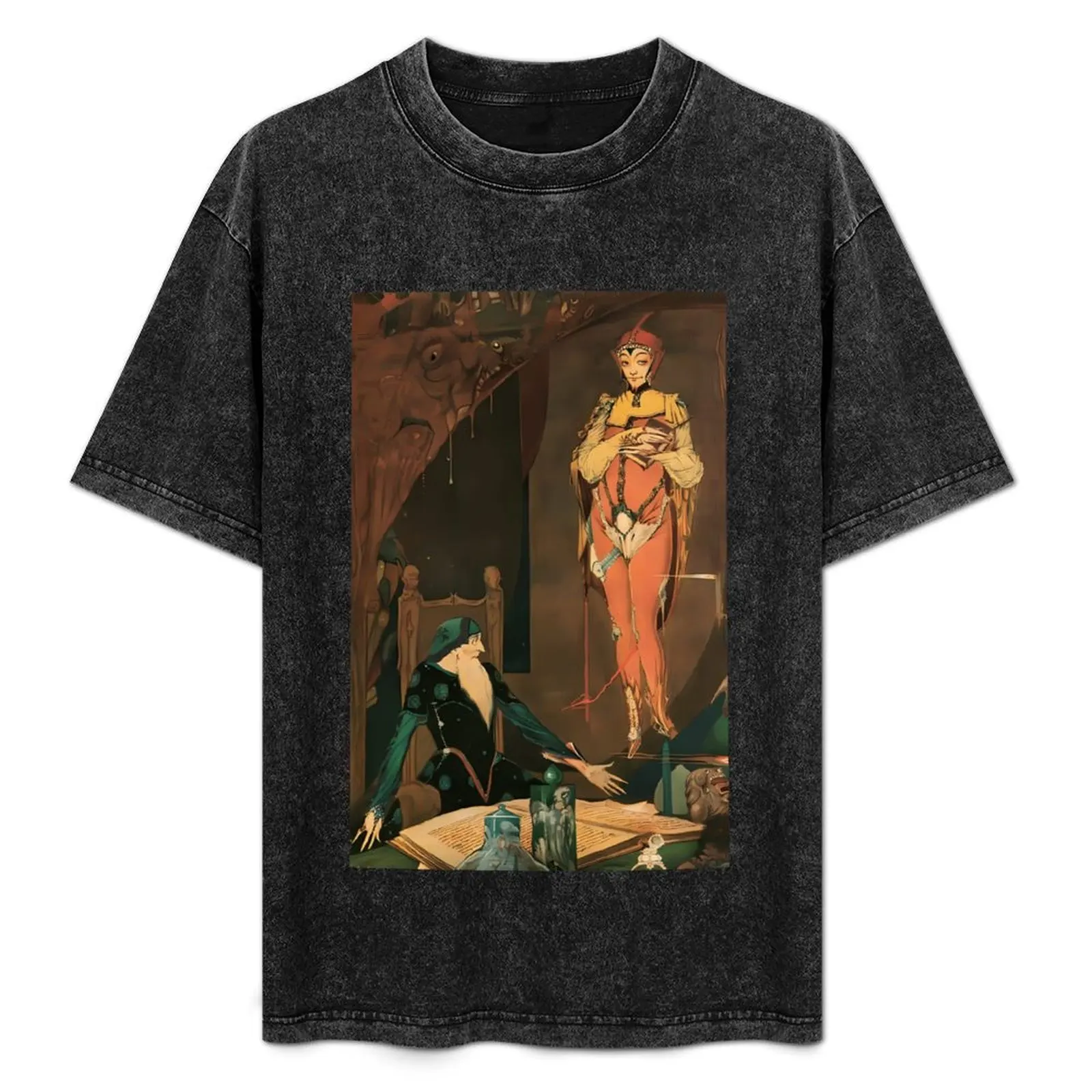 

faust and mephistophelese harry clarke T-Shirt graphic t shirts tees mens designer t shirt