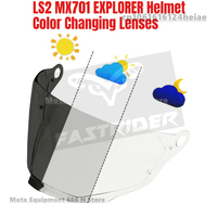 LS2 Color Changing Lenses, LS2 MX701 EXPLORER Helmet Day and Night Universal Lenses,Helmet Replacement Accessories