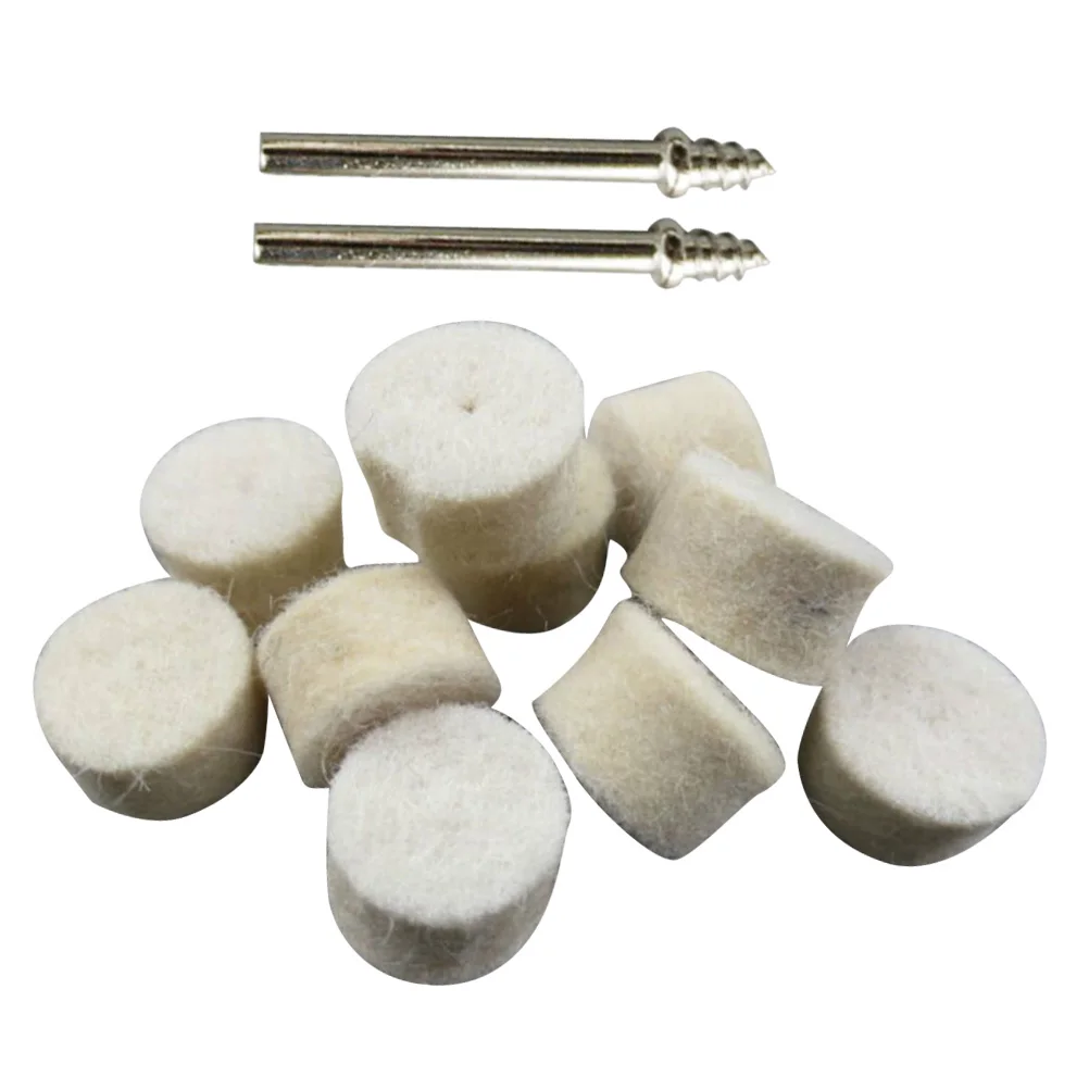 

102 in 1 Abrasive Wool Wheels Buffing Polishing Wheel Set For Beauty Equipment Jewelry Stainless Steel Glass Mechanical Parts