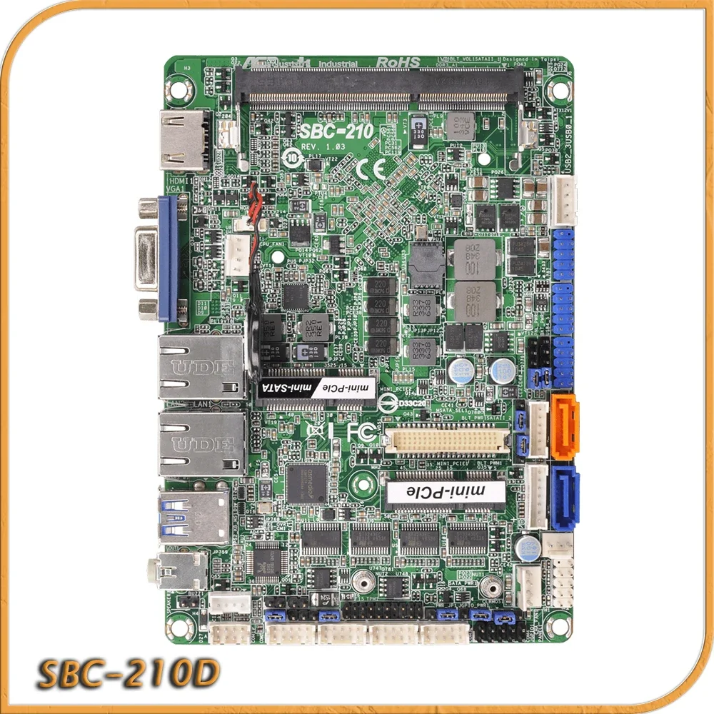 

SBC-210D для промышленных материнских плат ASROCK J1900 DDR3 8 ГБ Mini-ITX