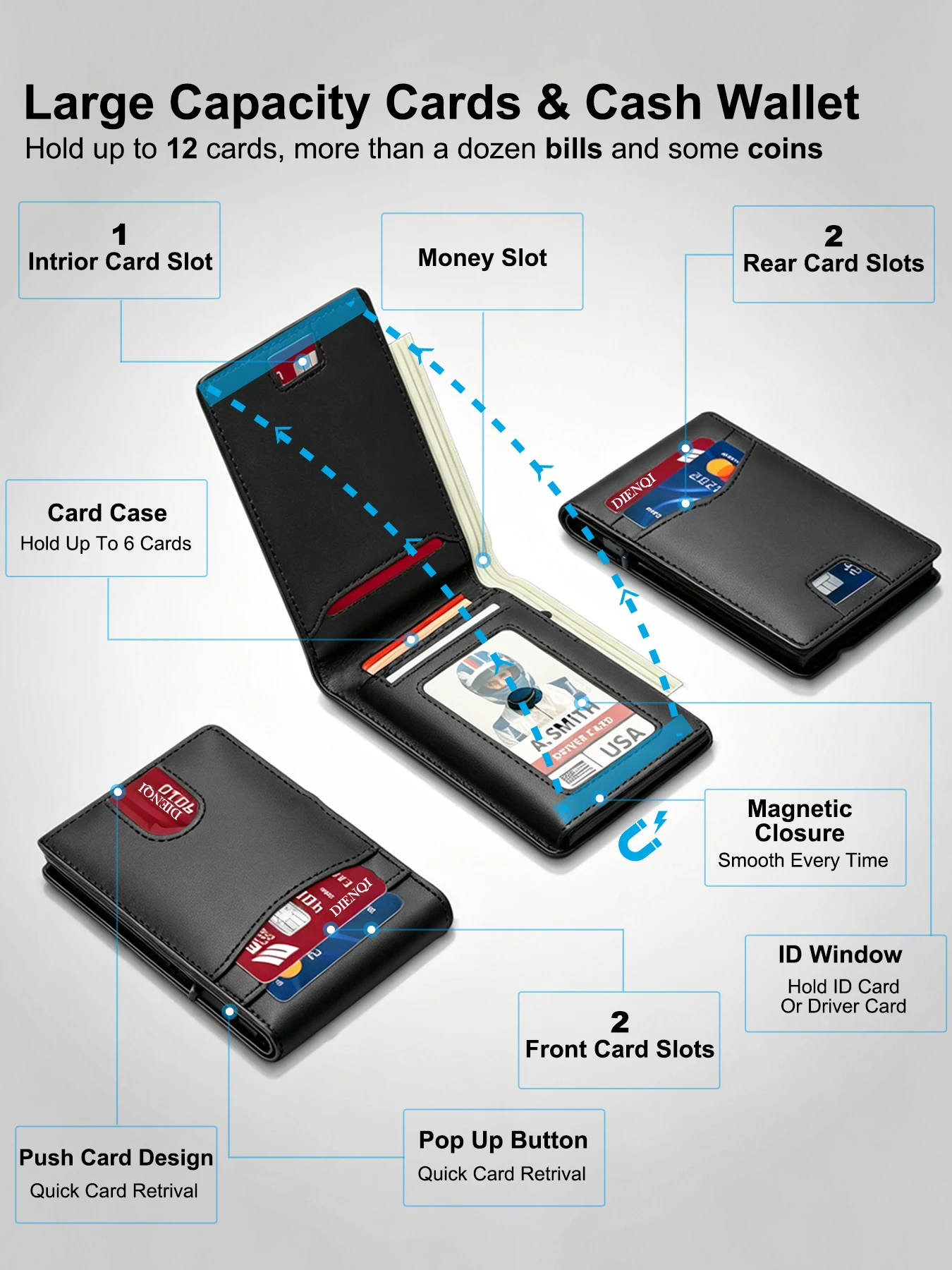 Cartera de Lujo para Hombre, T - Card Top Loader reseña y precio