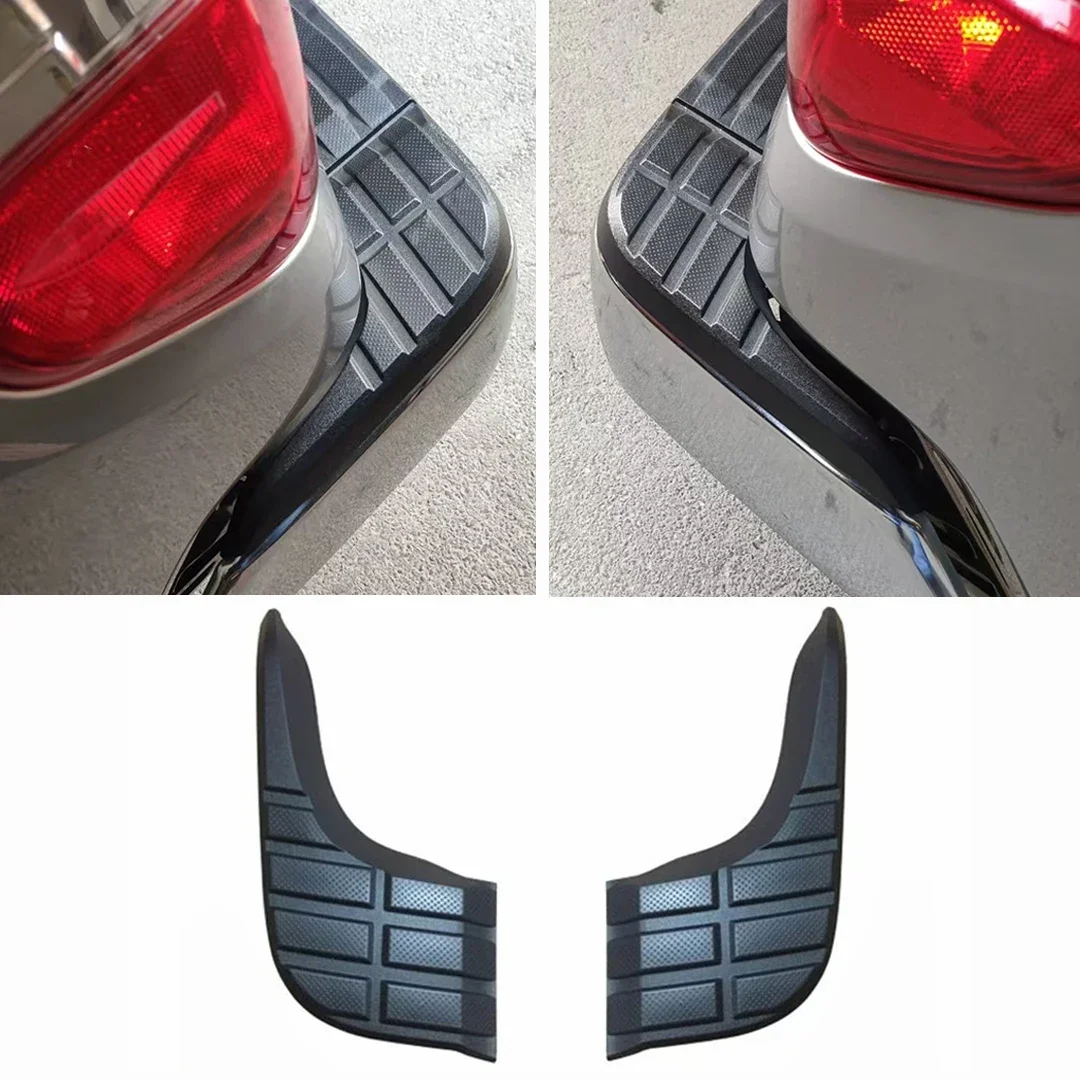 

Black For Toyota Tundra 2014-2020 Rear Bumper Extension Driver Passenger Top Pad ,