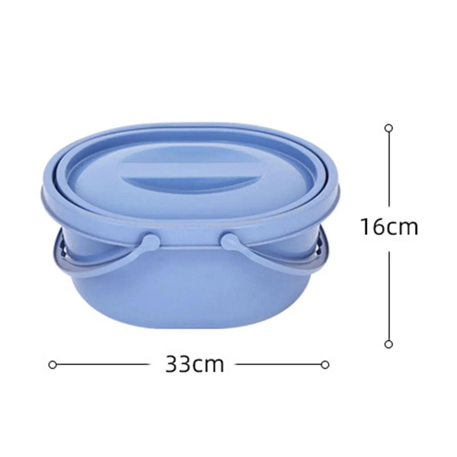 Compact Commode Pee Container with Sealed Cover PP Material for Indoor & Outdoor Use Reusable Space Saving Multifunctional