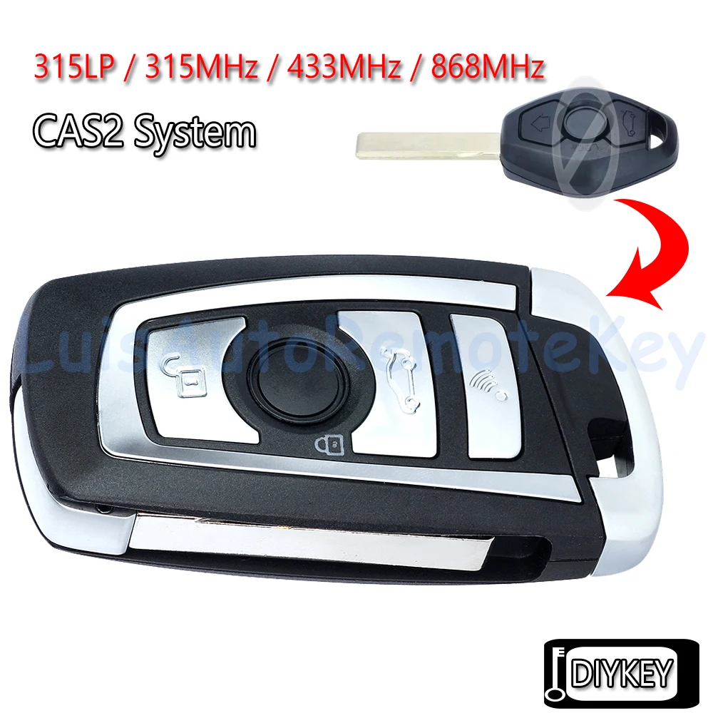 Modified Flip Remote Car Key Fob 315LP 315MHz 433MHz 868MHz ID46 Chip for BMW CAS2 5 Series E46 E60 E83 E53 E36 E38 E39
