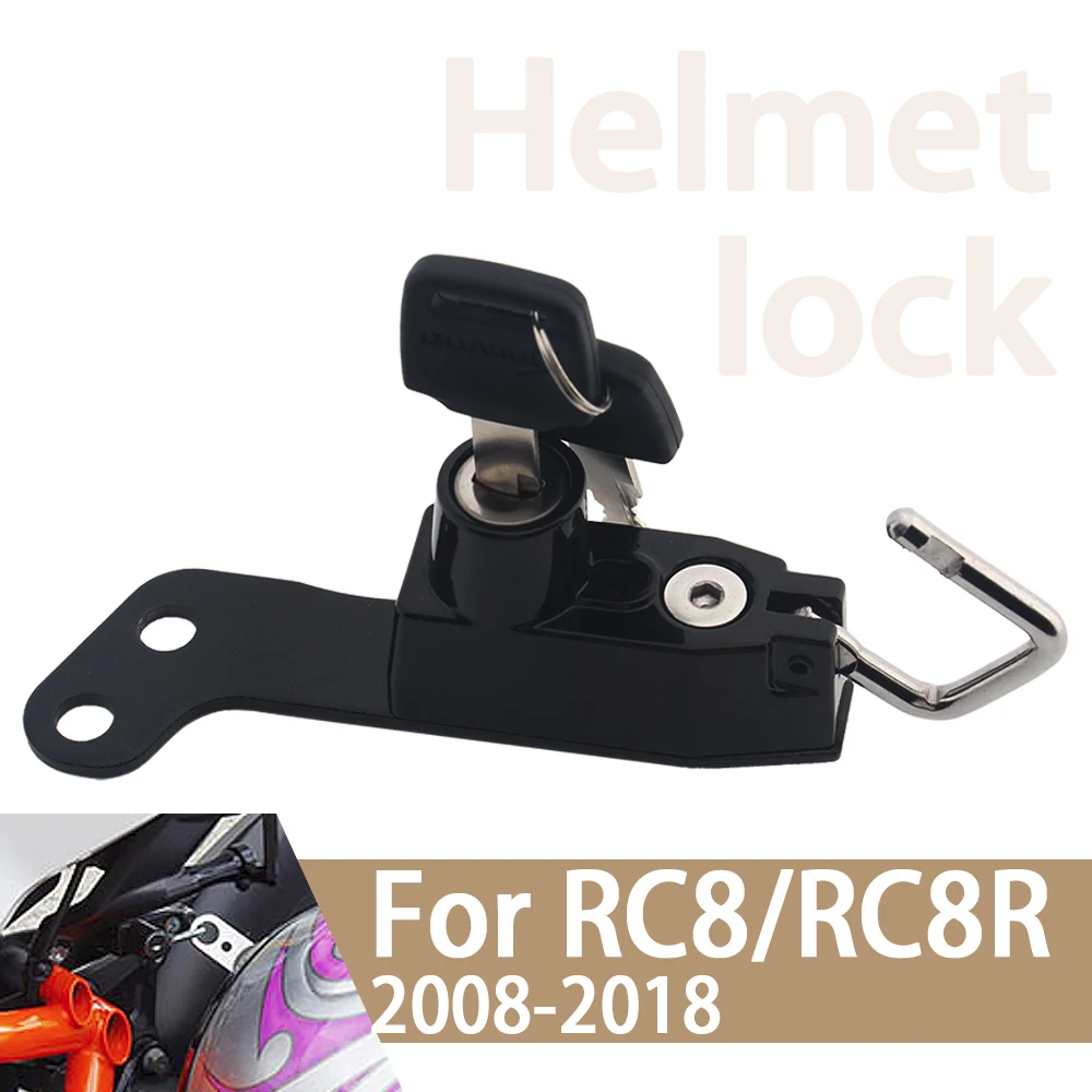 For KTM RC8 RC8 R R C8R R C8 R Motorcycle Helmet Lock Kit Helmets Security Anti-Theft Lock Rust-Proof Aluminum Alloy Accessories