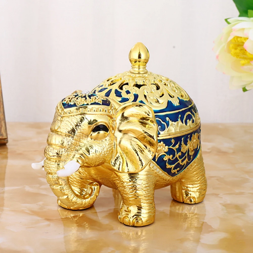 

Metal Coal Incense BUrner Home Decoration Elephant Design Home Use Bakhoor Burner