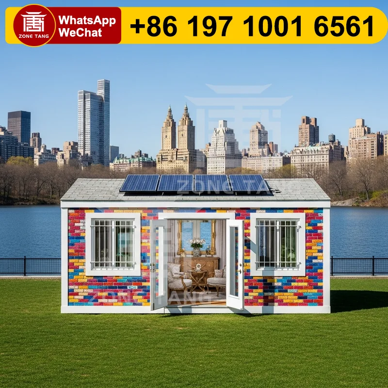 

Toilet Factory Prefabrication Flat Pack House Premade Houses Container Home Temperature Resistant Prefab Container System Modern