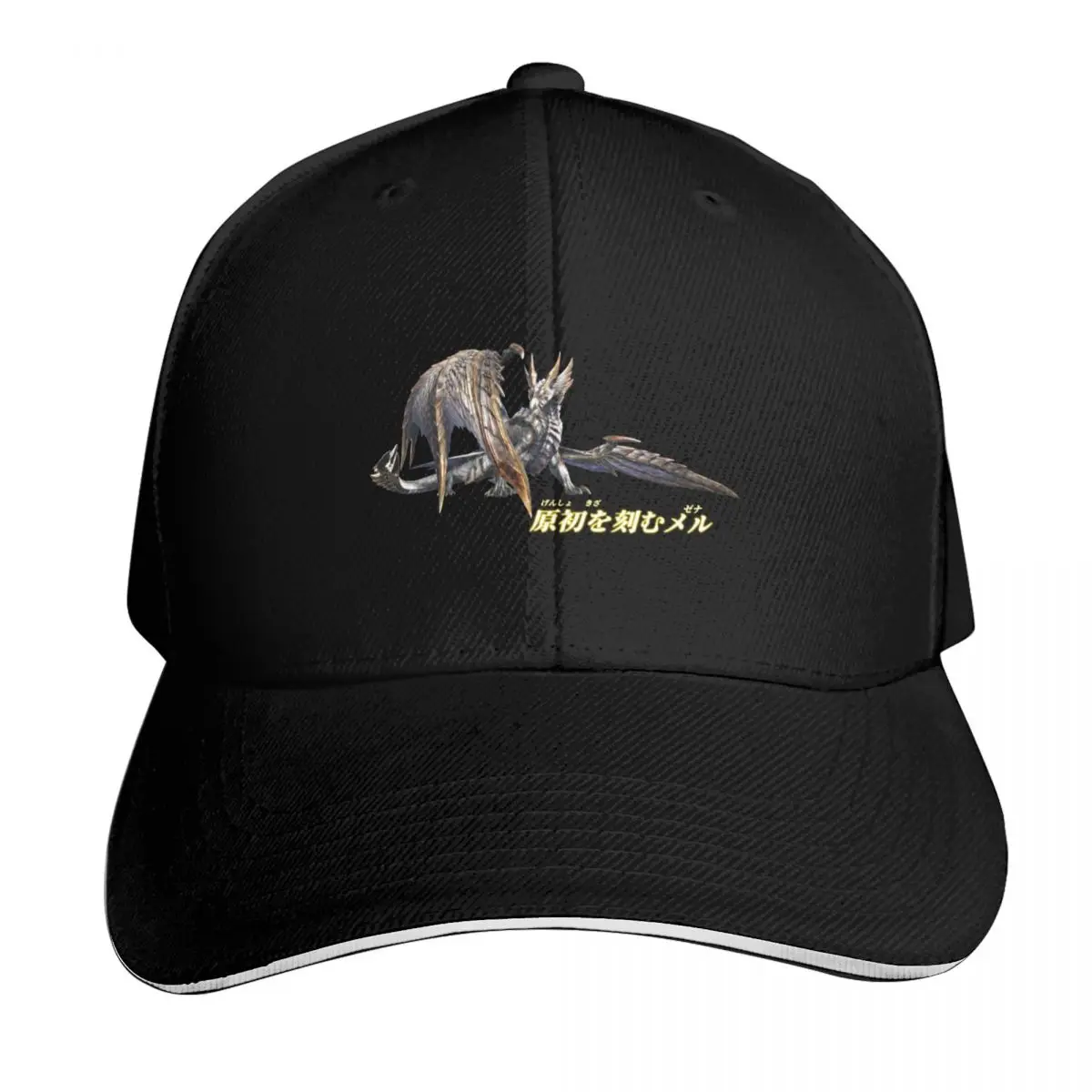 

Primordial Malzeno Silver Duke Dragon Baseball Cap fashionable custom Hat Big Size Hat Ball Cap Woman Men's