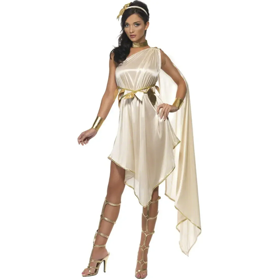 2024 Greek Goddess Costume Tunic Roman Women's Dress Tunics Disguise Antique