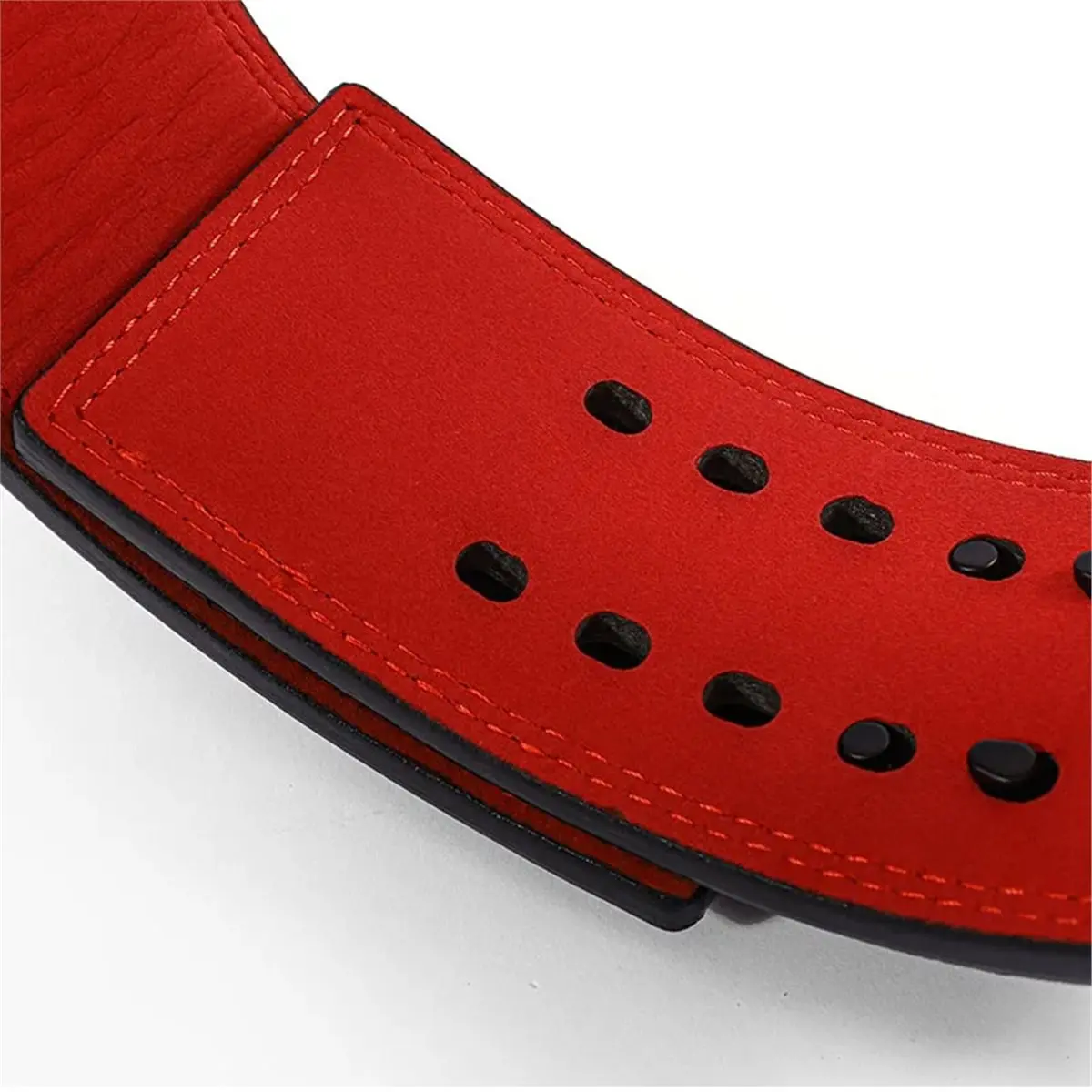 

didyou Weightlifting Belt Cowhide Leather Lever Buckle Waist Support Powerlifting Strong Pull Squat Deadlift Gym Training