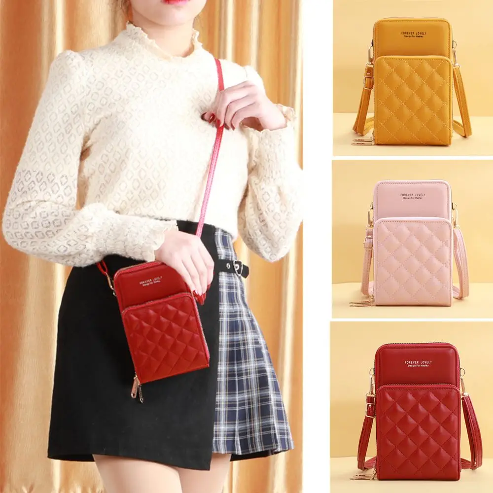 Women PU Leather Purse Card Holder Messenger Bags Crossbody Handbag Shoulder Bag Phone Bag