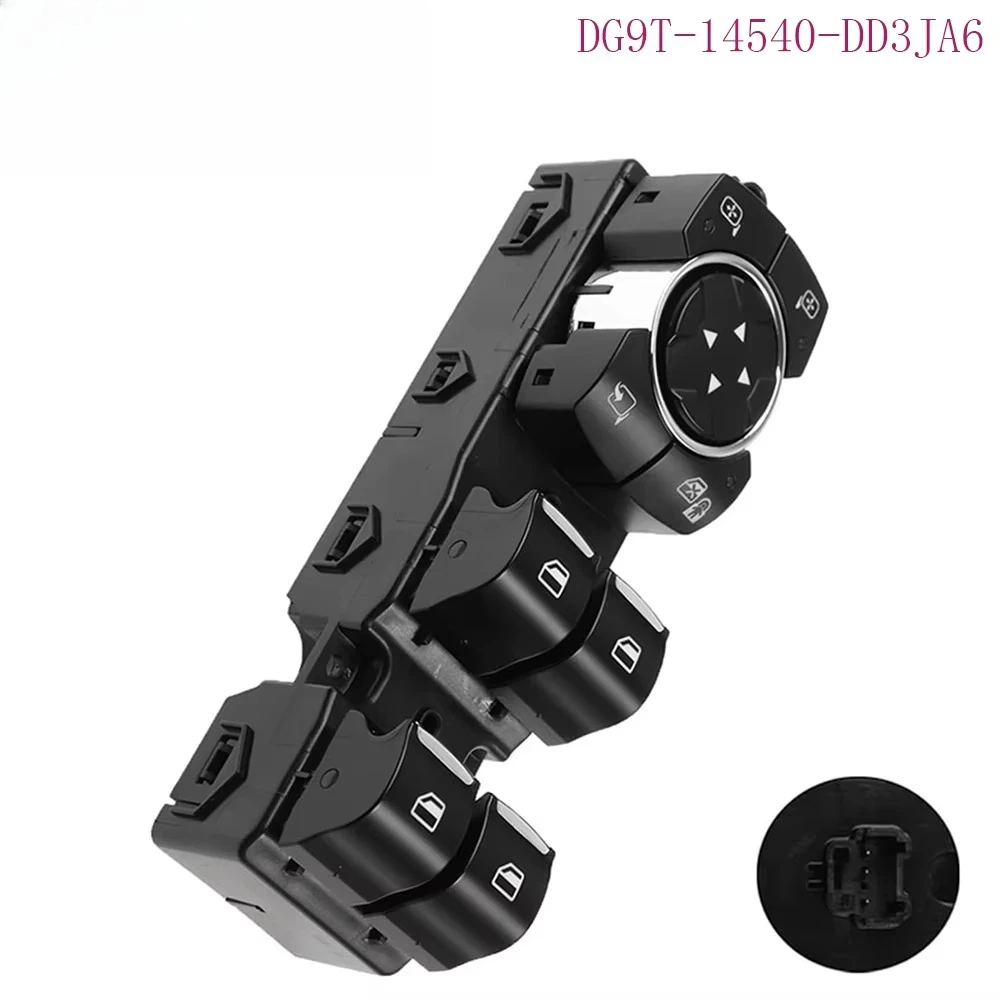

Power Master Window Control Switch For Ford Mondeo MK5 2015-2019 Front Left Driver Side Button DG9T-14540-DD3JA6 DG9T14540DD