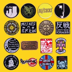 High Quality Pop Rock Band Pin Punk Music Badge Band Record Brooch Fan Collectible Medal Jewelry Gift Bag Accessory