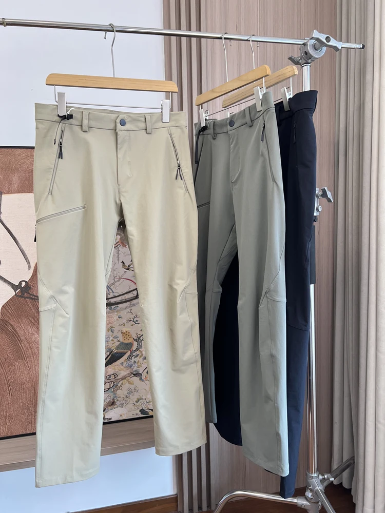 

Windproof Waterproof Hiking Casual Pants Men's Autumn Outdoor Sports Commuting Elastic Qui Dry Mountain Leisure Trousers