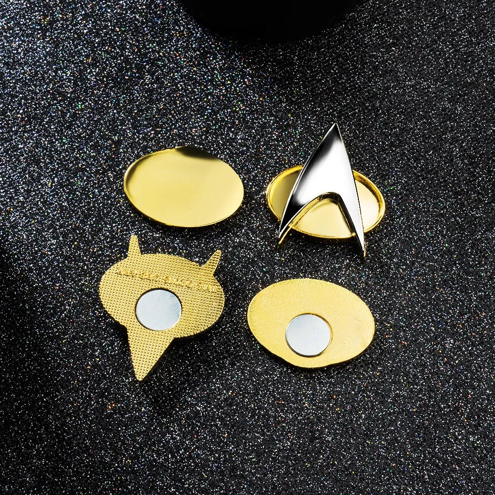 Trek Replica Communicatorป้ายคอสเพลย์เครื่องแต่งกายอุปกรณ์เสริมเข็มกลัดฮาโลวีนPARTY Props