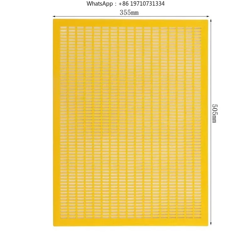 100 Pieces Pack 8-Frame Plastic Queen Excluder for Beehive Bee Queen Separation Trapping Grid 51x35.3cm Beekeeping Equipment