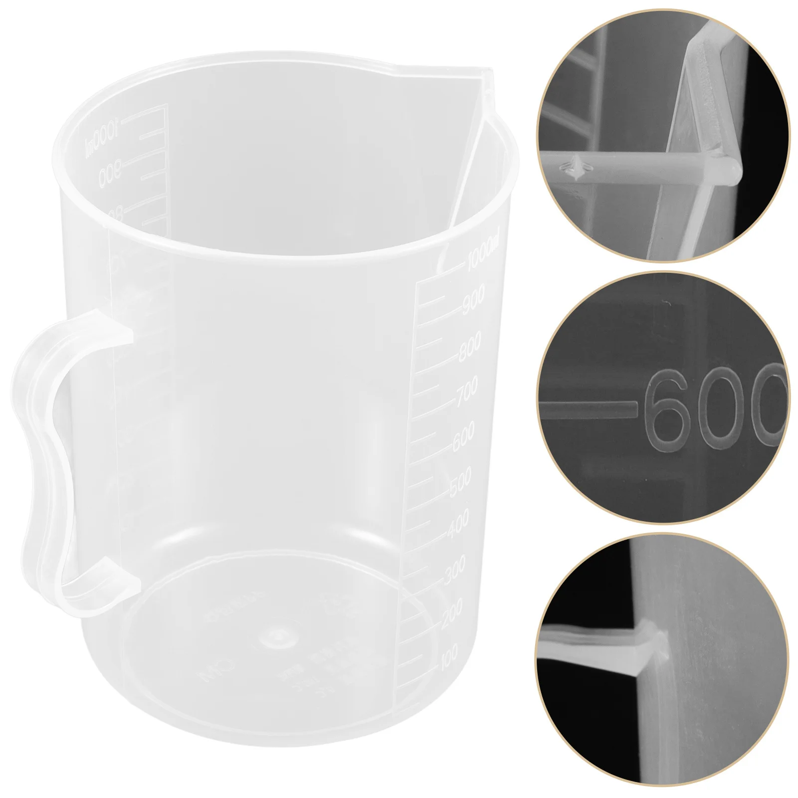 

Oil Measuring Cup 1000Ml Large Plastic Measuring Pitcher For Automotive Engine Motor Oil Transmission Fluid Fuel Liquid