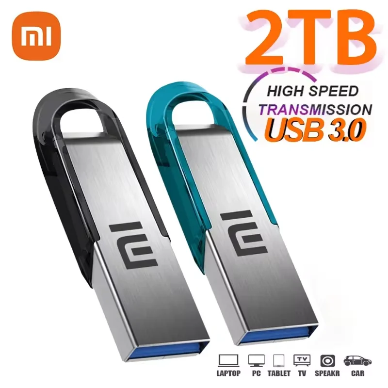 Xiaomi 2tb u disk mini pen drive usb speicher usb flash laufwerke typ c high speed usb 3,0 wasserdicht pen drive metall memoria usb disk