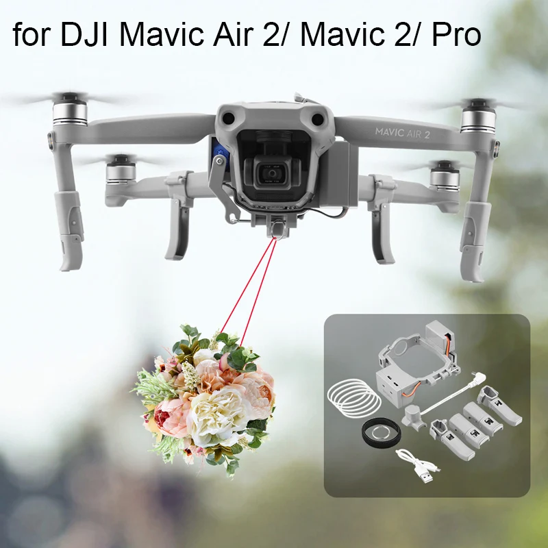 

Прямая система для DJI Mavic Air 2/2S Mini 2 Pro Zoom FIMI X8 SE, Дрон, рыболовная приманка, обручальное кольцо, подарок, спасательный блесна