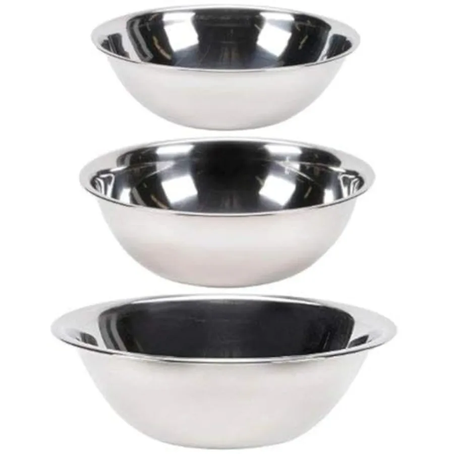 

Set of 3 Mixing Bowls: 4-Quart, 5-Quart and 8-Quart