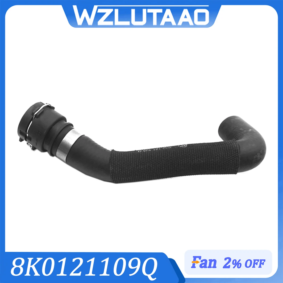 8K0121109Q 8K0 121 109 Q 8R0121109 Engine Coolant Reservoir Lower Hose Pipe For Audi A4 S4 B8 A5 S5 Quattro 2009-2017 1.8L 2.0L