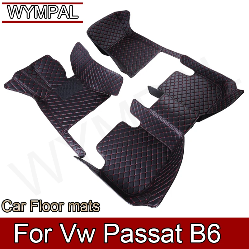 Custom Car Floor Mats for VW Vw Passat B6 2005-2011 Year Eco-friendly Leather Car Accessories Interior Details