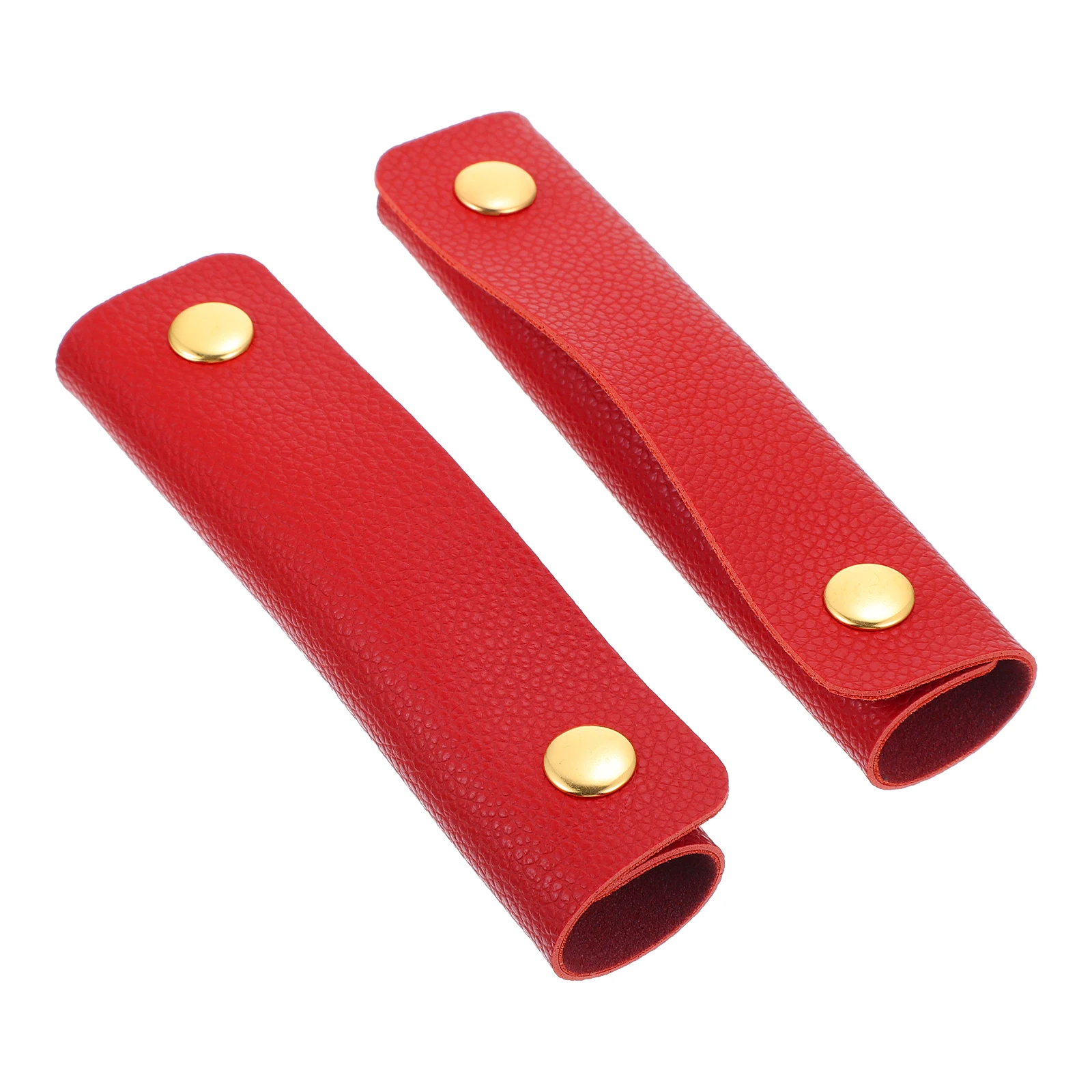 

2 Pcs Decompression Belt Bag Suitcase Handle Handbag Wrap Shoulder Strap Grocery Grip Red Purse Covers Black Shopping
