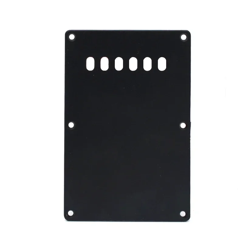 غطاء تجويف الجيتار بفتحة مركزية، غطاء زنبركي، غطاء أسلاك اللوحة الخلفية للجيتار الكهربائي، أسود/أبيض