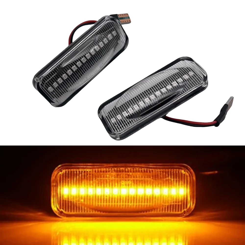 2PCS CAR Dynamic Turn Side Marker Indicator Sequential Light For Opel Omega B Stufenheck Caravan 1994-2003