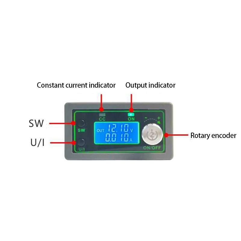 2X WZ5020L 20A 1000W DC DC Buck Converter CC CV Step-Down Power Module Adjustable Voltage Regulated Power Supply