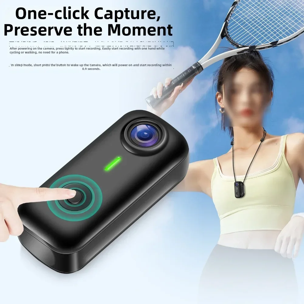 Compact Magnetic Action Camera Handheld Video Recorder For Riding Running Pocket Sports Camera Photography Accessories