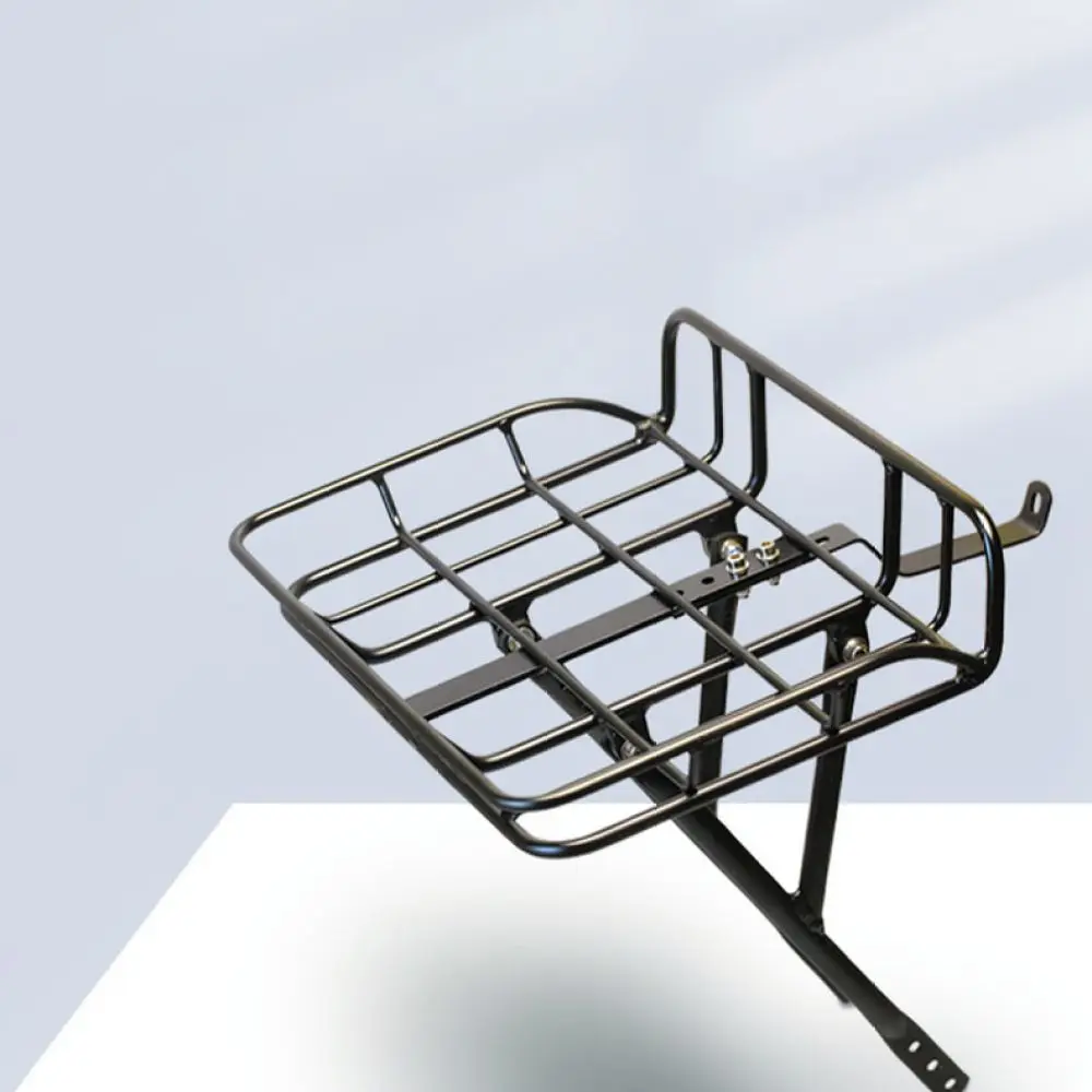 Folding Bike Basket Cargo Shelf For 20 Inch Bicycle Aluminum Alloy Lightweight Luggage Carrier Cycling Gear Storage