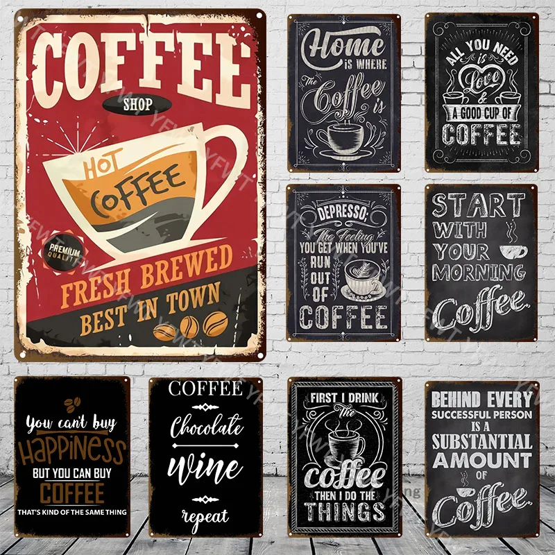 

Funny Coffee Metal Tin Sign Wall Decor Vintage But First Coffee Tin Sign for Office Home Coffee Bar Decor Coffee Decor