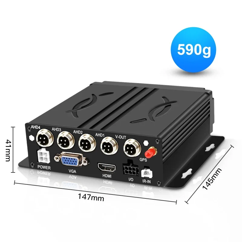 Factory Wholesale HD 1080P 3G 4G Wifi GPS Mobile DVR 4CH SD MDVR System Car Black Box Recorder